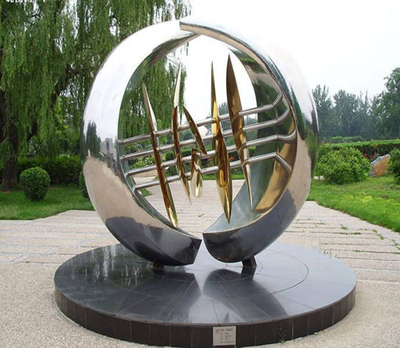 戶外陳美藝術景觀雕塑 創(chuàng)意不銹鋼景觀擺件 -精品 藝術