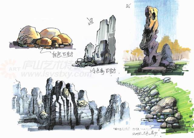 純干貨 | 景觀設(shè)計(jì)馬克筆著色技法~